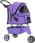 BestPet 3 Wheels Pet Stroller Dog Cat Cage Jogger Stroller for Medium Small