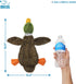 Best Pet Supplies 2-in-1 Stuffless Squeaky Dog Toys, Soft Durable Fabric for Small and Large Pets, Multicolor/Alligator