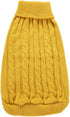 Dog Sweater, Cute Knitted Classic Coat for Girls Boys, Warm Pet Sweater for Small Medium Large Dogs, XX-Small, Yellow