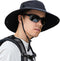 ZOORON Sun Hats for Men Women, Wide Brim UV Protection Boonie Hats