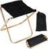 Junwapy Mini Camp Stool Lightweight Folding Camping Stool Portable Outdoor Chair Foot Rest