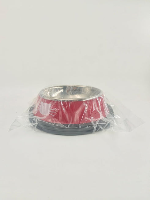 3 PCS SUOXU Stainless Steel Cat Bowls, Non-Skid Base Leak-Proof Feeding Bowls with Cute Cats Painted
