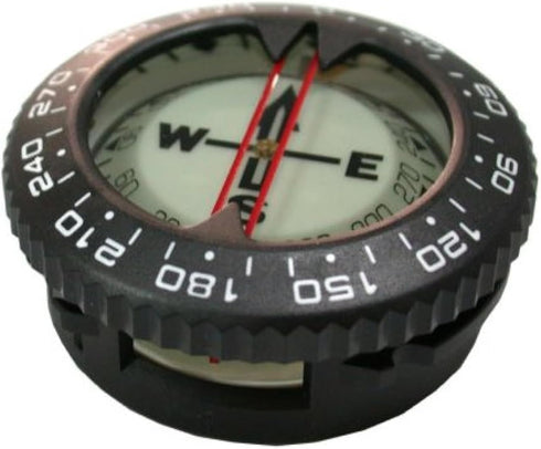 Scuba Choice Diving Compass Module - Glow in the Dark, Aluminum, 80M