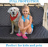 Bark Lover Deluxe More Durable Waterproof Backseat Protector, High Heat Resistant and Nonslip Back Seat Cover for Dogs