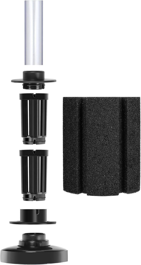 AQUANEAT Aquarium Bio Sponge Filter for Breeding Fry Betta Shrimp Nano Fish Tank (M Large up to 50Gal)