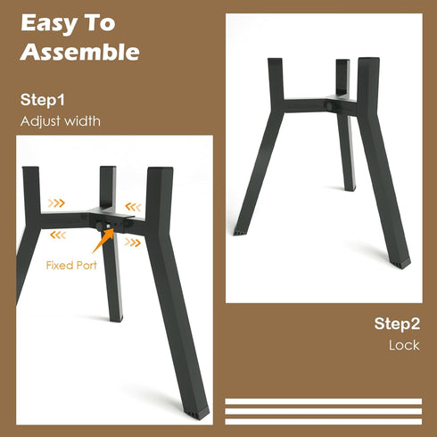 Elevated Dog Bowls for Large Dogs, Adjustable Width Stand for 7-10.6" Wide Bowls, 13.7 in Tall (Bowl Not Included)