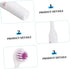 2pcs FOMIYES Pet Electric Toothbrush Acoustic Electric Brush Gentle Gums Travel Friendly Random Color