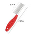 Dog or Cat Comb, Grooming Tool with Short and Long Teeth for Dematting Knots and Tangles for Dogs and Cats