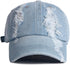 Vintage Washed Denim Dad Hats, Adjustable Baseball Caps for Men and Women