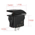 KEING Waterproof Rocker Switch Toggle with Blue LED Light, 12V 20Amp, 24V 10Amp, 3 Pin for Automotive Cars, Marine,
