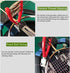Tennis Ball Machine Stringing Clamp, 3 Spring Sports Starting Clamp Tools for Racket Stringing