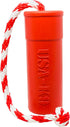 SodaPup USA-K9 Firecracker – Durable Dog Tug Toy & Floating Training Dummy Made in USA from Non-Toxic Natural Rubber