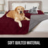 Gorilla Grip 100% Waterproof Dog Blanket, Pet Friendly Throw for Small Pets, Tear and Slip Resistant, 40x50 Burgundy