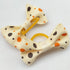 Chenkou Craft 30pcs (15pairs) Dog Pet Hair Bows with Rubber Dot Grosgrain Ribbon, Mix Colors & Patterns