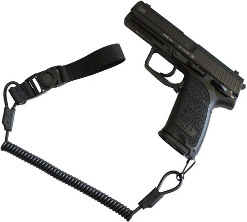 Tactical Scorpion Gear TSG-PL001 Pistol Lanyard - Black