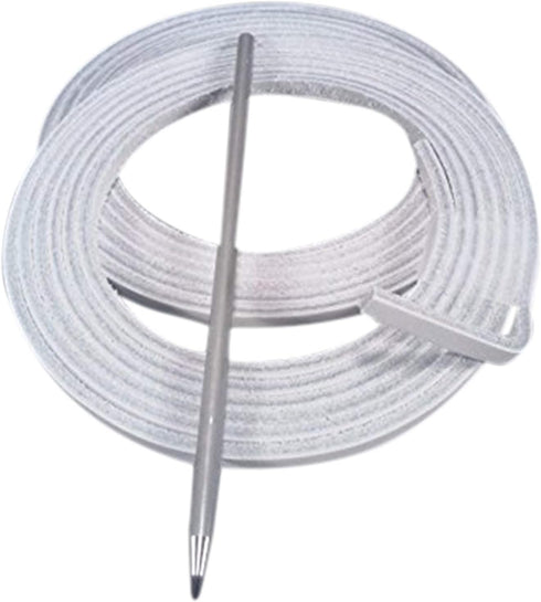 TOFL Softball and Baseball Glove Lace Kit | 2 Leather Laces with Lacing Needle for Mitt Glove Repair | Catchers Glove