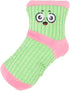 Squeaky Dog Toys, Funny Stuffed Plush Dog Toy, Cute Socks Birthday Gift for Small Medium Dogs (Pink Green)
