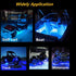 Vbakor 4 24'' 12V Sailboat Boat Led Strip Lights, Pcs Marine Interior Courtesy Deck Navigation Lights, Super Bright