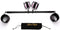 Spreader Bar Set Stainless Steel, Expandable Exercise Bar with 4Pcs Adjustable Straps,