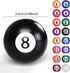 AccEncyc 2.5cm/0.98inch Set 16Pcs Mini Billiard Balls Children's Pool Balls for Kid's Table, Indoor Game Toy for Kids