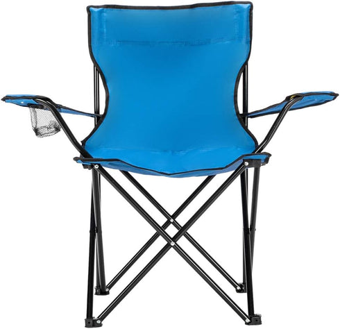 DESIGNSCAPE3D Camping Chairs, Portable Camping Chair with Headrest and Storage Bag, Portable Camp Chair, Easy to Clean