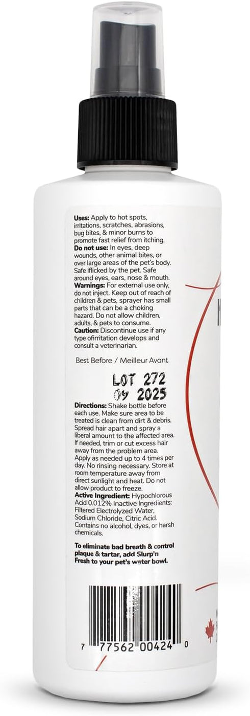 Itchy Skin Relief Spray - Fast Acting Allergies and Itching Relief for Dogs, Alcohol-Free, Sensitive Skin