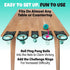 6+ Dude Perfect Tabletop Roll, a Target Toss Game, for Kids and Adults, Great for Family and Friend Game Night, Perfect