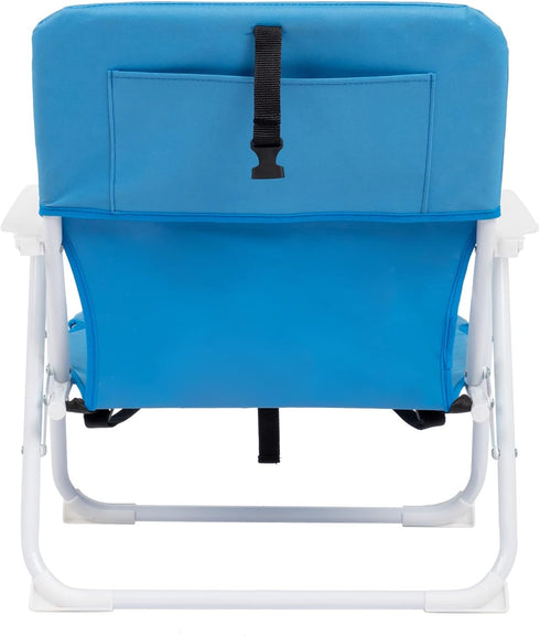 Backpack 220LBS, Beach Chair with Straps, Portable Folding Beach Chair for Adults, Lightweight Beach Chair with Storage