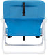 wenyuyu Backpack 100kg Folding Beach Chair, Portable Foldable Camping Chair with Headrest - Load-Bearing - Blue