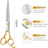 Professional Dog Grooming Scissors, Straight 7.5" Pet Grooming Shears for Small Dogs, Japan 440C Stainless Steel
