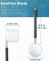 Pawfly Tiny Aquarium Shrimp Net, Extendable Stainless Steel Handle, Fine Mesh for Debris Skimming