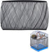 Bird Cage Seed Catcher, Mesh Guard Netting, Bird Cage Seed Guard Skirt for Round Square Cages (Black)