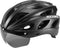 ROCKBROS Bike Helmet for Men Women - Cycling Helmet with Removable Goggles & Sun Visor, Adjustable Size