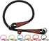 MayPaw Nylon Rope Slip Collar Choke Collar for Dog Training - No Pull Round Martingale Collar for All Dog Sizes