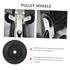 Gym Equipment Accessories, Pulley Wheel Replacement Parts for Home Gym, Steel Pulley Fitness Two Wheels