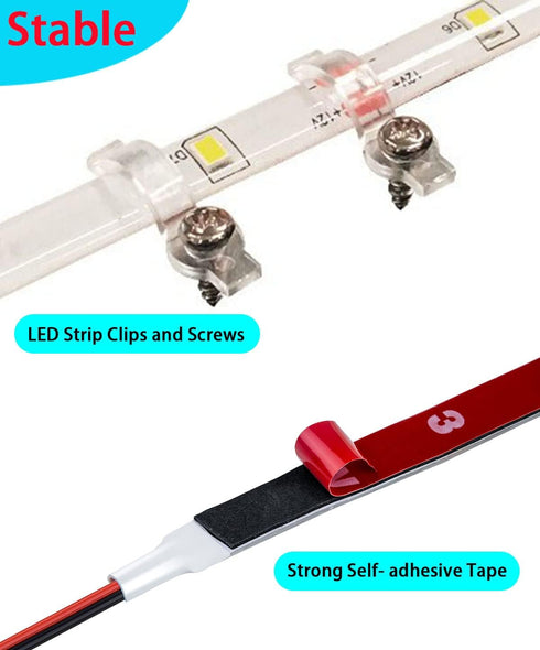 Pontoon Boat Light, LED Strip for Duck, Bass, Sail, Kayak, Flexible Deck & Interior Courtesy Lights, Green