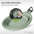 Portable Collapsible Dog Bowls 2pcs for Small to Medium Dogs and Cats, BPA Free Travel Bowl for Hiking