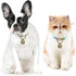 Dephnes 4 8 Dog Collar Bell Strings in Pieces Pet Bells for Collar Loud Brass Cat Bells for Collar with Key Rings