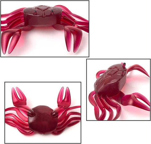 Oxxggkao Pack 20 Set of Soft Crabs Fishing Lures Collection with Flexible Movement and Bright Color Option for Highly