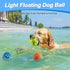 Mankoda 3'' (3 Pack) Dog Balls, Dog Tennis Balls for Aggressive Chewers, Durable Teething Chew Toys & Floating Water