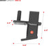 Sunny Health & Fitness Power Rack & Cage Add-On Accessories for Home Gym: Bar Holder, J-Hook, LAT Pull Down, Pull Up