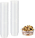 0.5oz Crested Gecko Food and Water Feeding Cups, Plastic Replacement Food Dish for Lizard and Other Small Pets (100 pcs)
