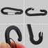 Lix&Rix Retractable Safety Coiled Lanyard - Aluminium Alloy Carabiner Clip, Available in Black, Blue, Green, Red,