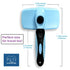 Dog Slicker Brush, Self Cleaning Grooming Tool for Pets, Best Brush with Retractable Bristles for Hair Removal