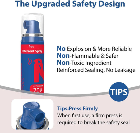 Pet Instructor Spray for Dogs, 70ml Corrector Trainer, Safe & Effective Stop Barking, Jumping, Food Stealing (4 Pack)