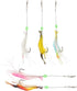MAGICLULU 5pcs Soft Plastic Fishing Lures with Hooks 9cm 6g Artificial Shrimp