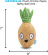 Barkbox 2 in 1 Interactive Plush Dog Toy - Rip and Reveal for Small Dogs - Penny The Pineapple