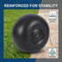 Inflatable Ottoman, Portable Outdoor Camping Chair for Adults Foldable Soft and Elastic, Watertight Round Stool