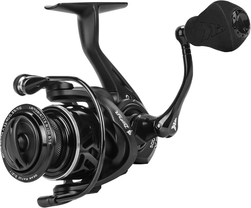 KastKing Zephyr Spinning Reel - Fresh and Saltwater Fishing Reel, 7+1 Stainless Steel Ball Bearings, 22 Lbs Drag