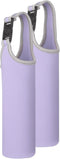 uxcell 2pcs Neoprene Carrier Water Bottle Sleeve, 15.5-20oz Insulated Water Glass Bottle
